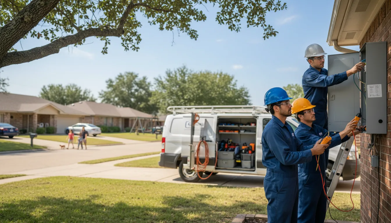Certified electrician providing emergency electrical services in Knifley, KY
